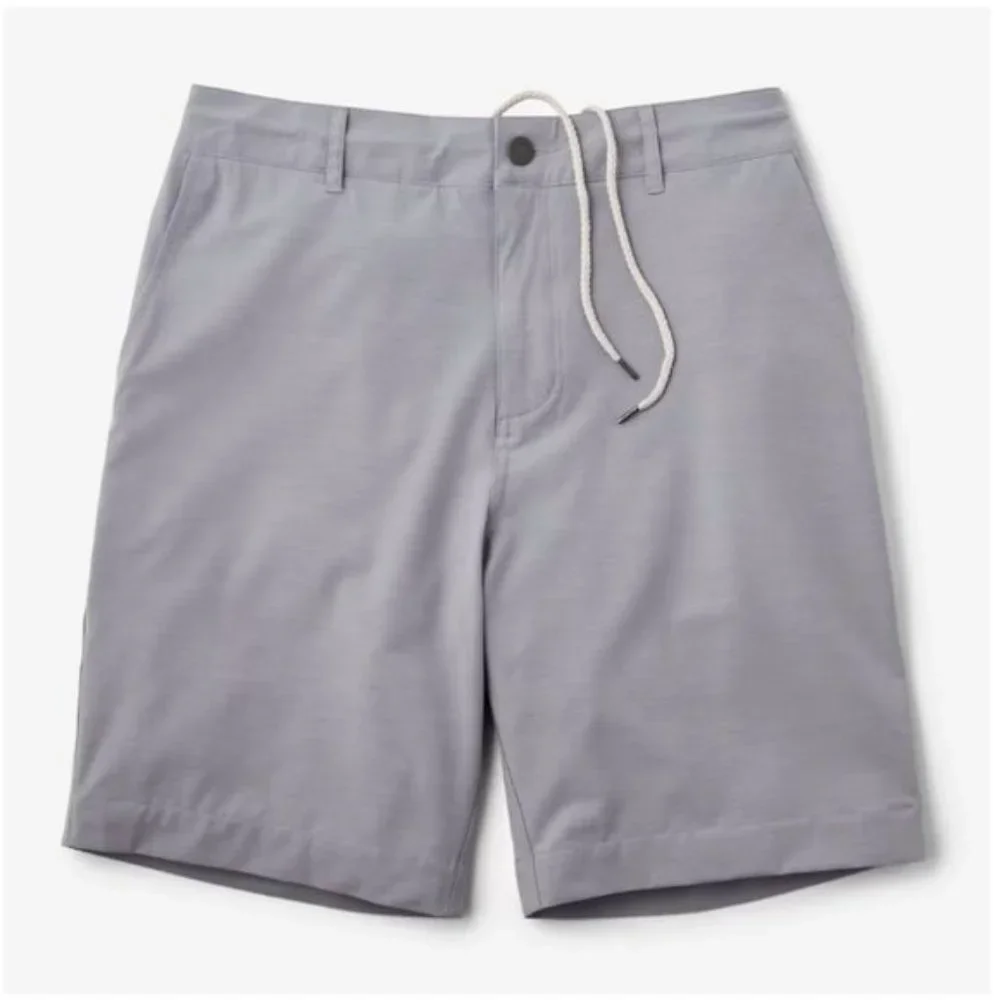 Faherty Belt Loop Grey All Day Shorts Size 40